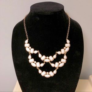 GORGEOUS Scallop Gem Necklace